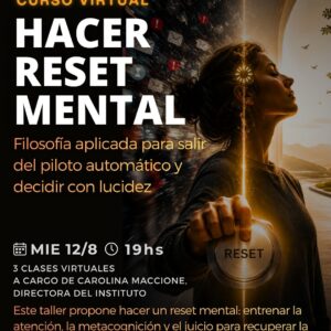 Taller Filosofia aplicada: Hacer reset mental